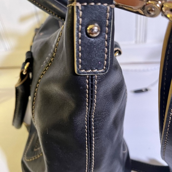 Kate Spade Black Leather Shoulder Bag - Picture 6 of 14